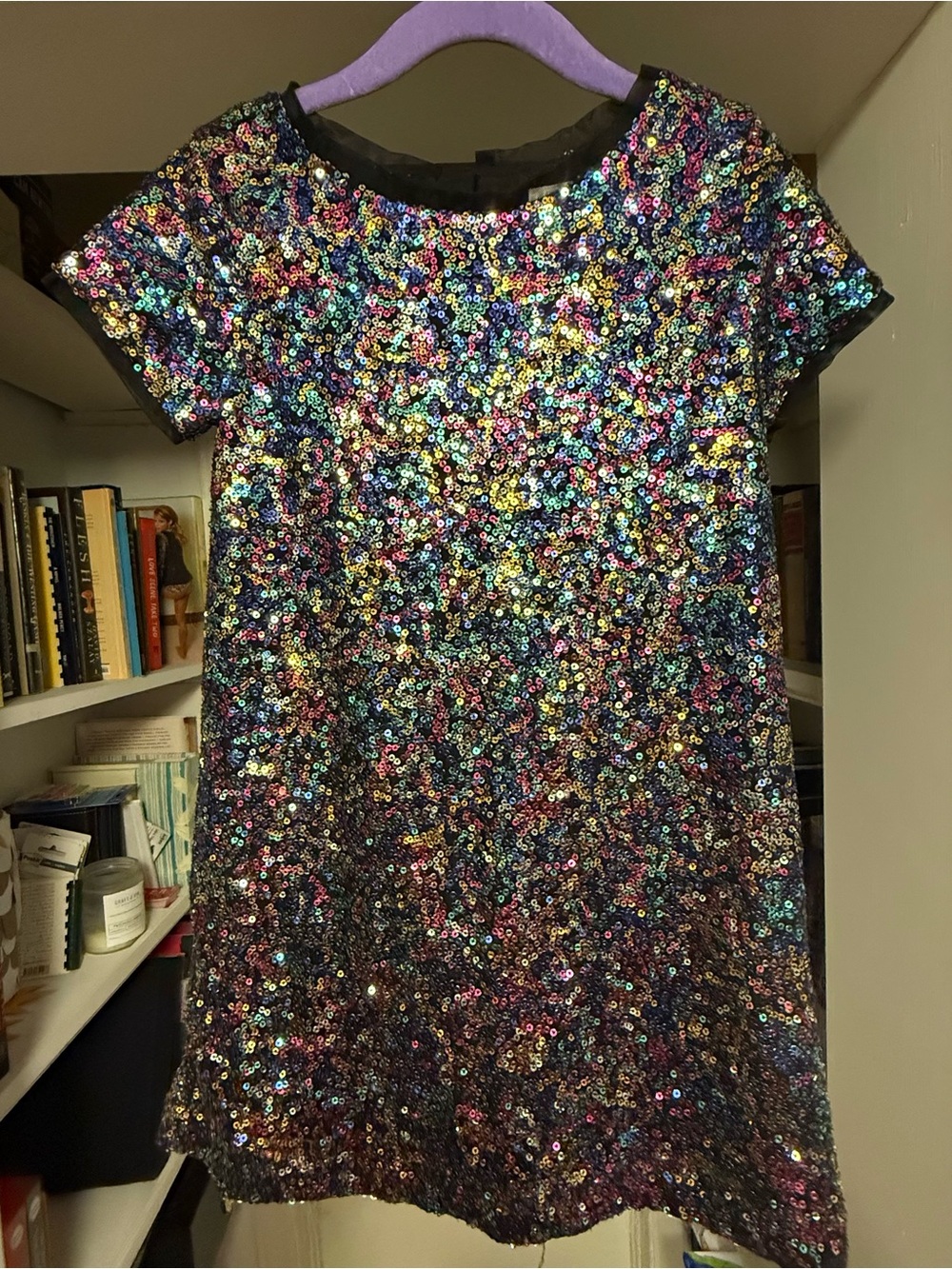 Gap Kids Girls’ Rainbow Sequin Party Dress